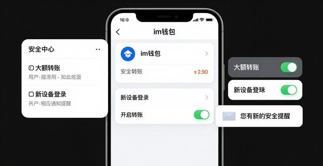 im钱包安全提醒设置教程，两步开启交易监控